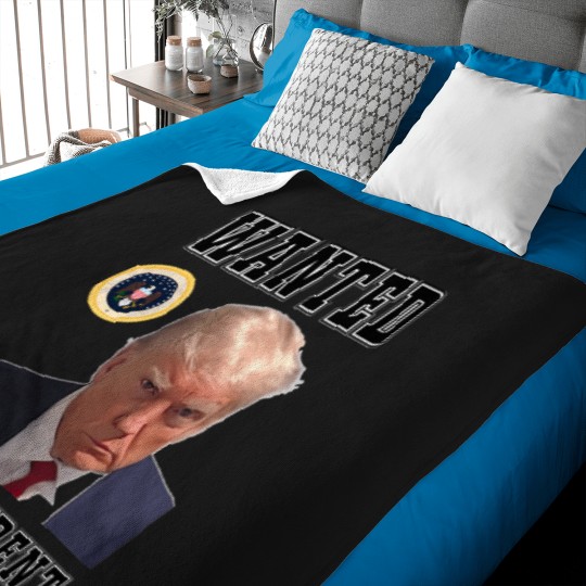 Discover Trump-Wanted-For-President-Maga-2024 T-Shirt Baby Blankets