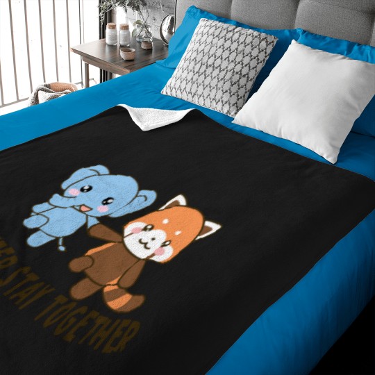 Discover We Better Stay Together Baby Blankets