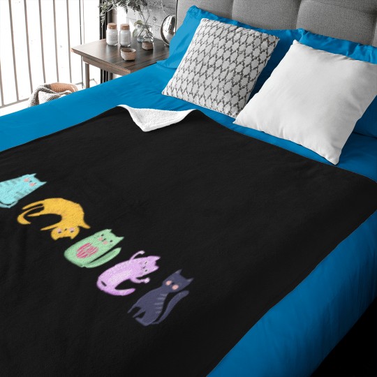 Discover Cute street cats Classic Baby Blankets
