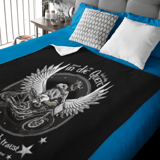 Discover motocross motorsport biker saying Baby Blankets