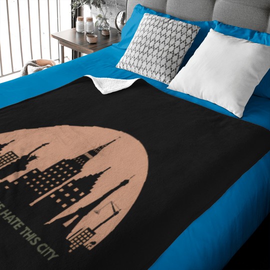 Discover You made me hate this city Baby Blankets