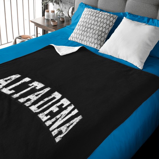 Discover Altadena California Vintage Athletic Sports Bw Print T-Shirt Baby Blankets
