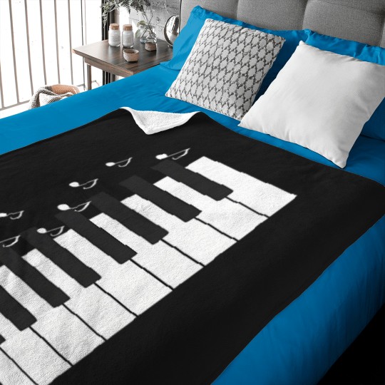 Discover Piano Keys With music nout Piano Player Musician Gifts 626 Baby Blankets