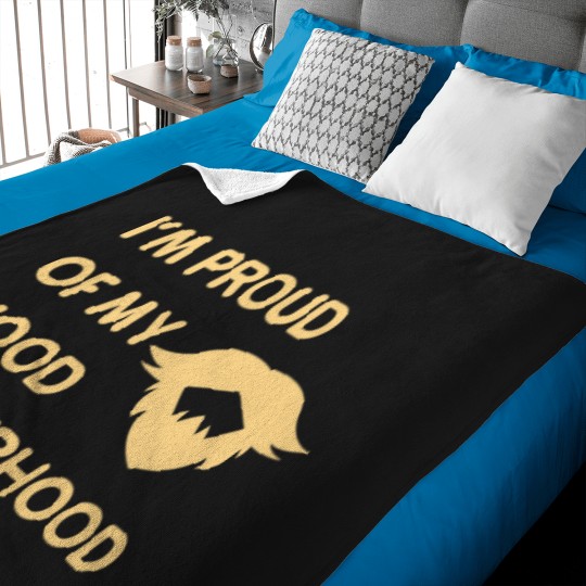 Discover Proud Of My Hood Fatherhood 4 Baby Blankets