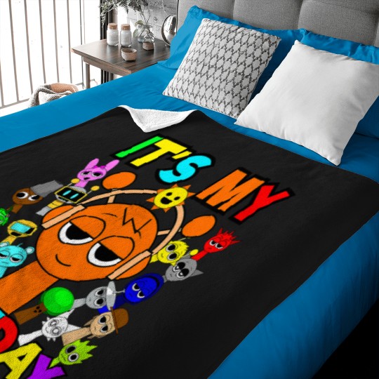 Discover Sprunki Birthday for Boys and Girls toys decor Oren Wenda Baby Blankets