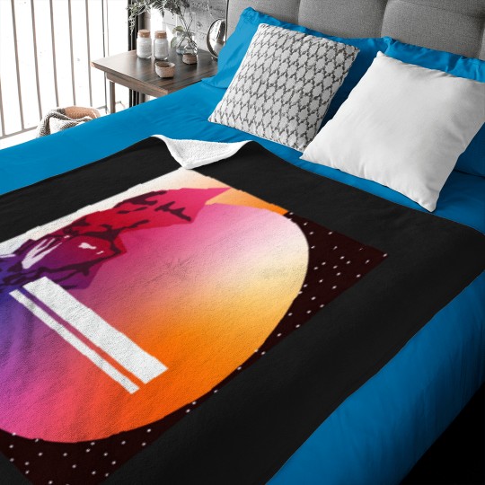 Discover man on the moon minimal album cover Baby Blankets