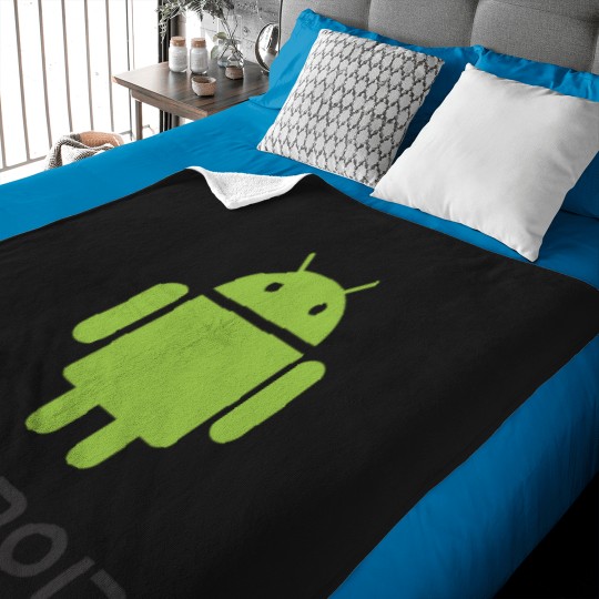 Discover Android-Classic-Logo T-Shirt Baby Blankets