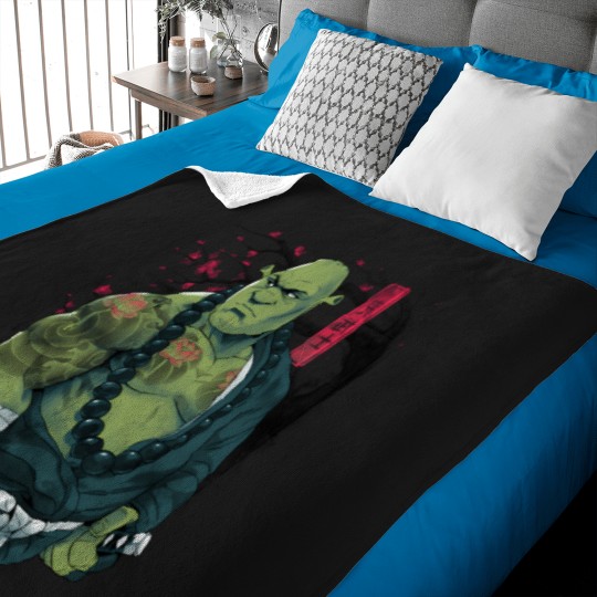 Discover Samurai Ogre Baby Blankets