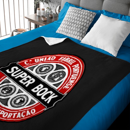 Discover Super-Bock-Vintage T-Shirt Baby Blankets