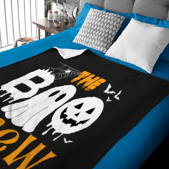Discover The Boo Crew Halloween Family Matching Baby Blankets