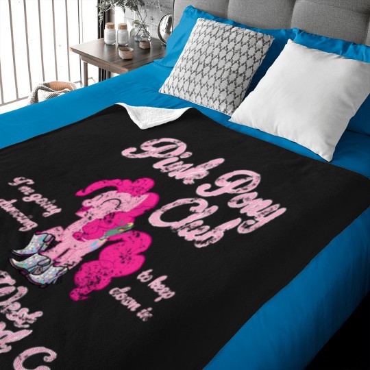 Discover Pinky Pie/Plankton Pony Club Vintage Baby Blankets