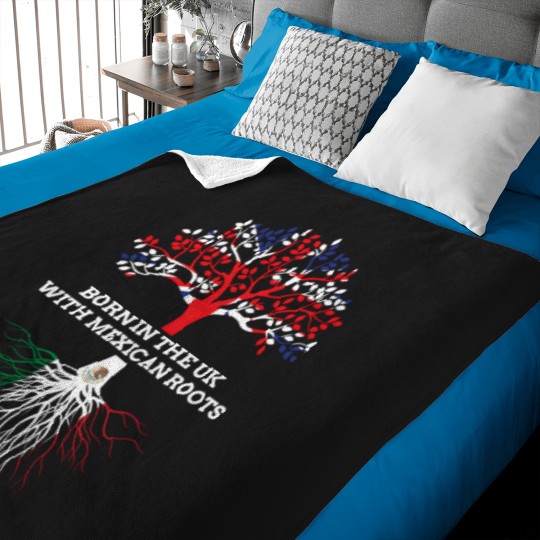 Discover Born In The Uk With Mexican Roots Mexico English Heritage Baby Blankets