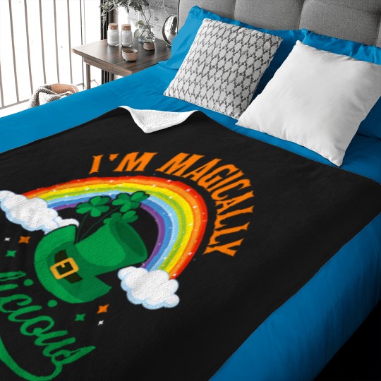 Discover I'M-Magically-Delicious-T-Shirt Baby Blankets