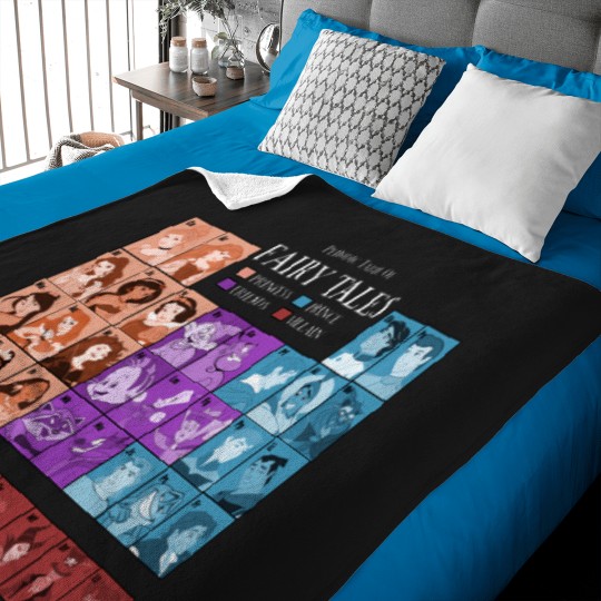 Discover Disneyyy-Princess-Periodic-Table-Fairy-Tales-Sweatshirt-Sweatshirt Baby Blankets