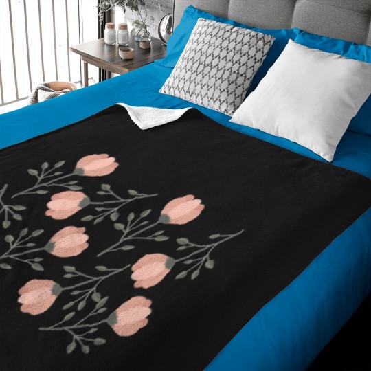 Discover Pastel-Colored-Floral-Pattern-2 T-Shirt Baby Blankets