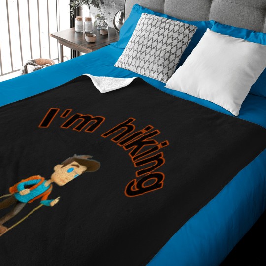 Discover Hiking-The-World T-Shirt Baby Blankets