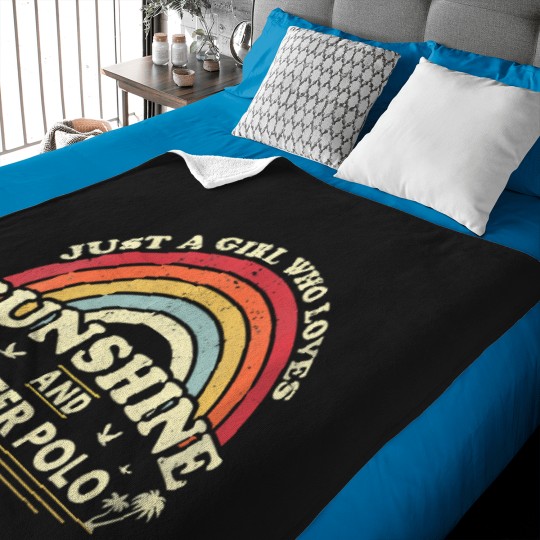 Discover Womens Water Polo Shirt. A Girl Who Loves Sunshine And Water Polo Baby Blankets