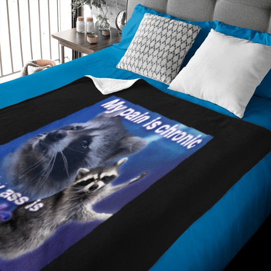 Discover My-Pain-Is-Chronic-But-My-A-Is-Iconic T-Shirt Baby Blankets