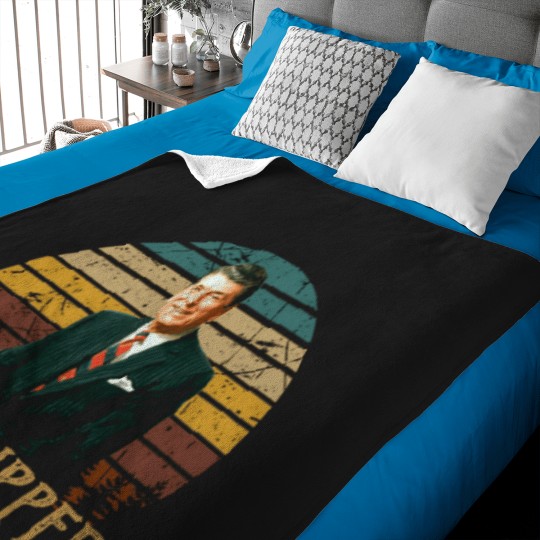 Discover Ronald-Reagan-Vintage-Ronald-Reagan-Quotes-Love-The-Gipper-Gift-For-Fans-And-Lovers Baby Blankets