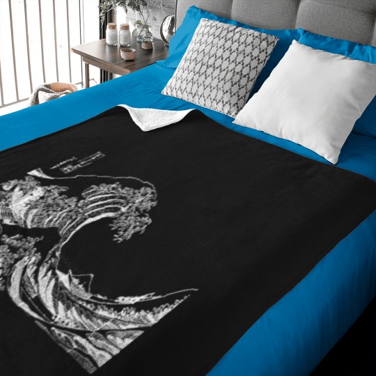 Discover Famous The Great Wave By Katsushika Hokusai Baby Blankets