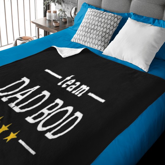 Discover Team dad bod 1 Baby Blankets