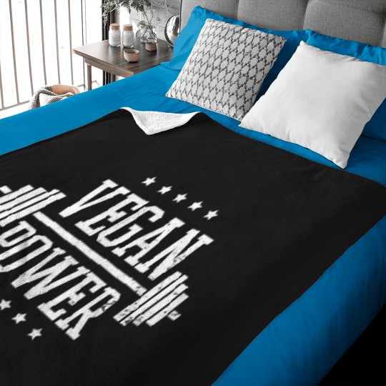 Discover Vegan Athlete Design Vegan Power Gift Baby Blankets