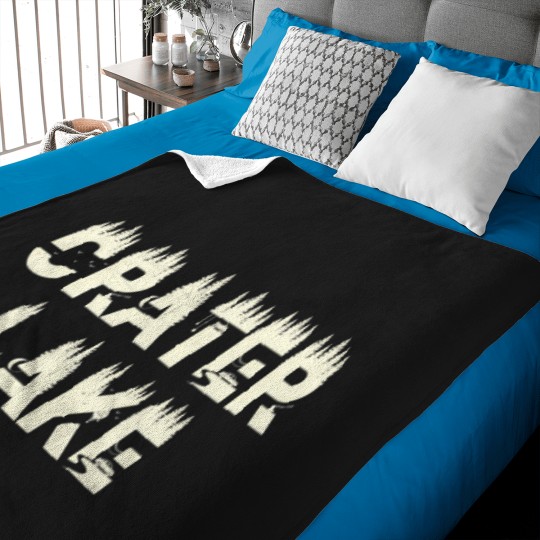 Discover Crater Lake Oregon Baby Blankets