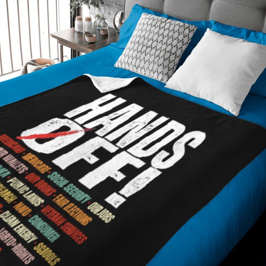 Discover Hands Off Protest Political Activism Activism Save Public Baby Blankets