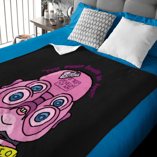 Discover Caution Glootie At Work. 1662 Baby Blankets
