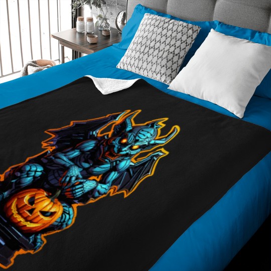 Discover Halloween Gargoyle Monster Baby Blankets