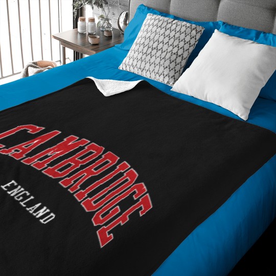 Discover Cambridge-England-College-University-Style-Pullover-Hoodie T-Shirt Baby Blankets