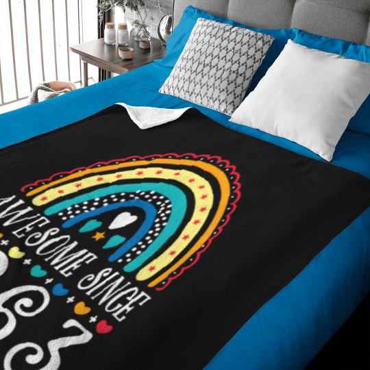 Discover Awesome Since 1963 60Th Family Chrismast Present Gift Baby Blankets