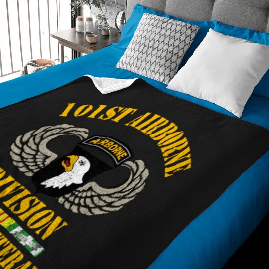 Discover 101st Airborne Division Vietnam Veteran Baby Blanket, Veterans Day Baby Blankets