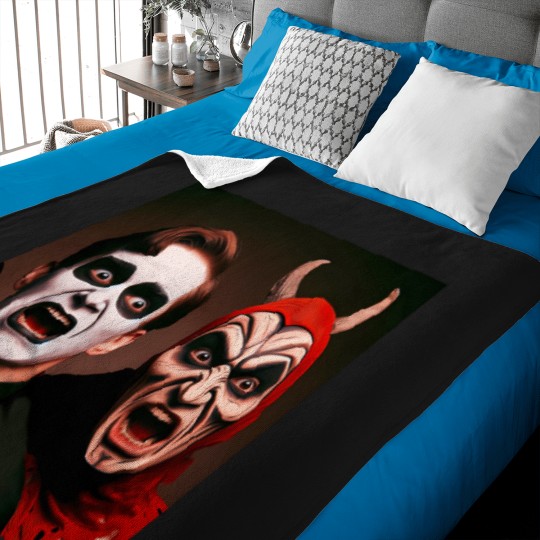 Discover Two Faces In Exposed Terror 2706 Baby Blankets