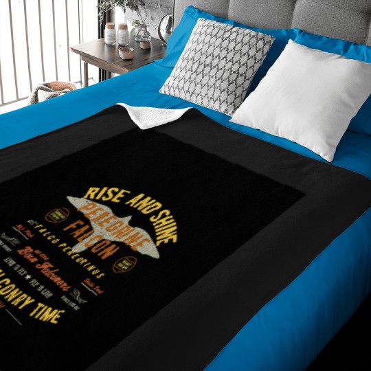 Discover It's falconry Time Peregrine Falcon Gift nad Apparel Collection for the Falconer and Hawker Baby Blankets