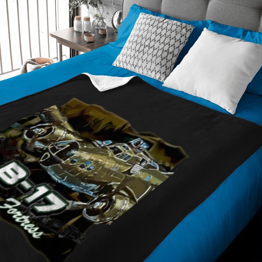 Discover B-17 Flying Fortress Heavy Us Air Force Bomber Aircraft (1) T-Shirt Baby Blankets