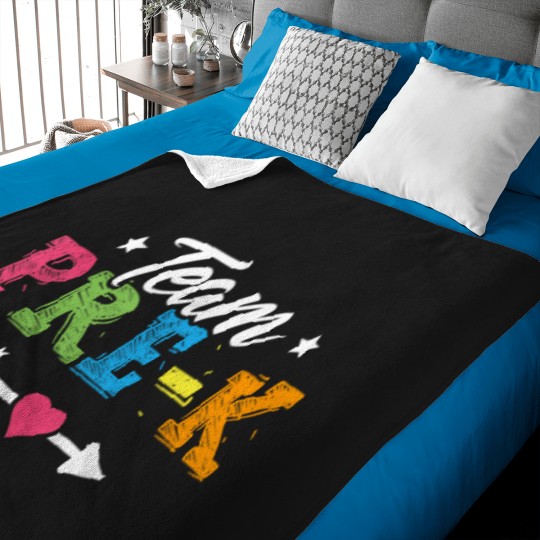 Discover Team Pre-K Teacher Student Back To School Baby Blankets
