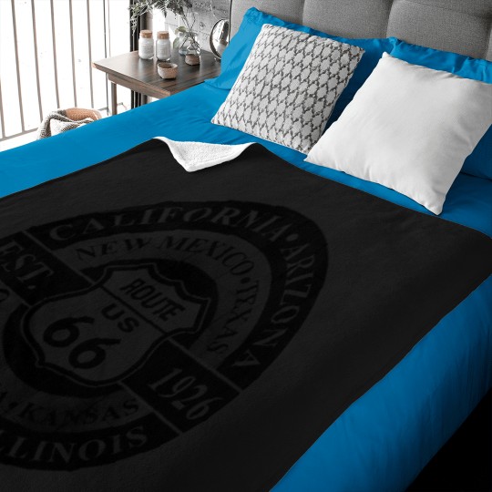 Discover Route-66-(3) T-Shirt Baby Blankets