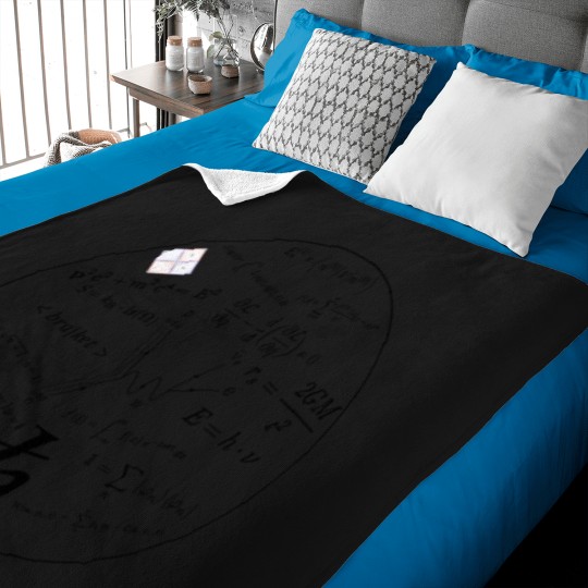 Discover physics equations and diagrams Baby Blankets