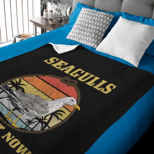 Discover Seagulls stop it now Baby Blankets