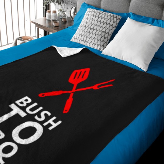 Discover Bush to bbq  Hunting apparel Baby Blankets