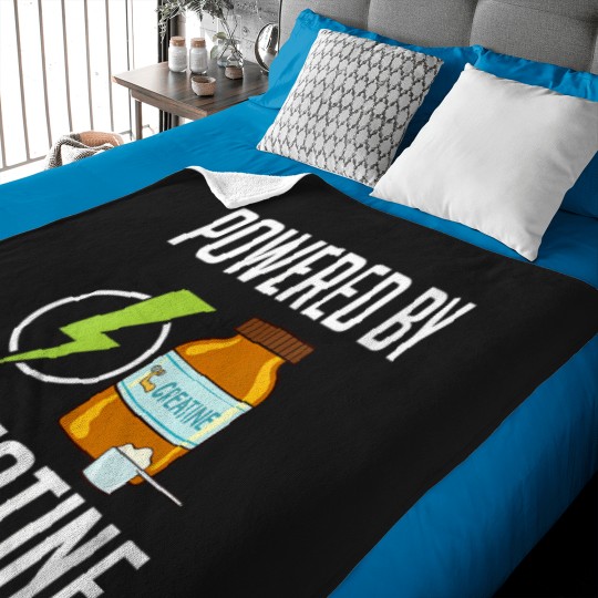 Discover Powered By Creatine Baby Blankets