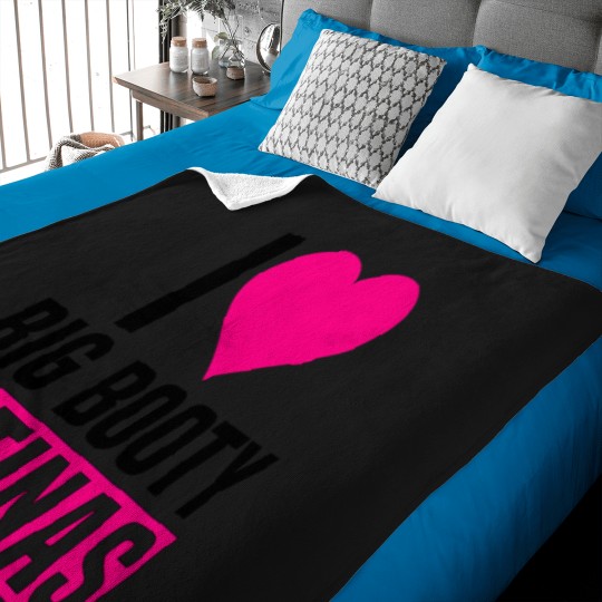 Discover I-Love-Big-Booty-Latinas-Funny-Valentines-Day-Latinas T-Shirt Baby Blankets