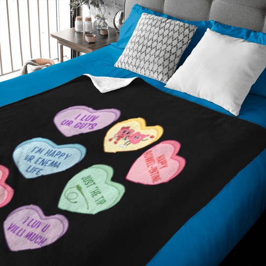 Discover Valentine Gi Nurse Endo Heart Candy Nurse Gastroenterologist Baby Blankets