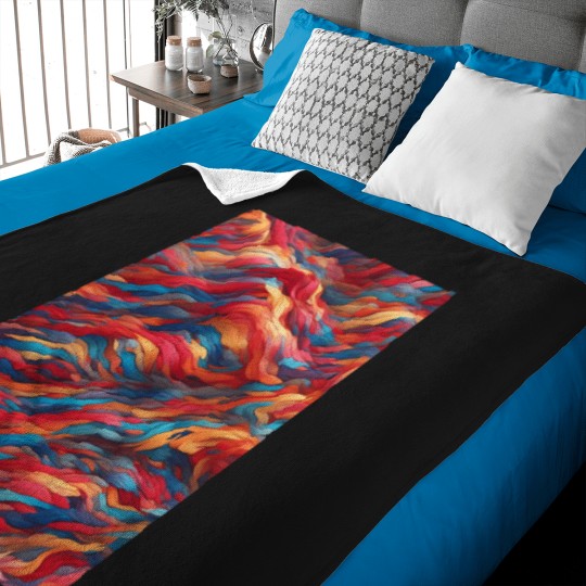 Discover Marvelous-Colorful-Line-Pattern-(9) T-Shirt Baby Blankets