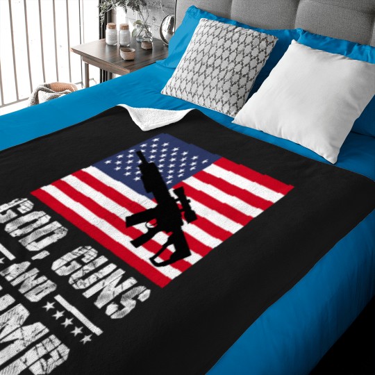 Discover God Guns and Trump Baby Blankets