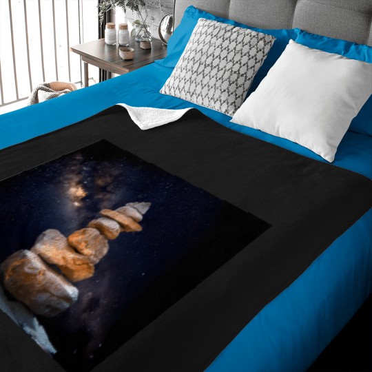 Discover Zen Rocks And Milkyway Active T-Shirt 116 Baby Blankets