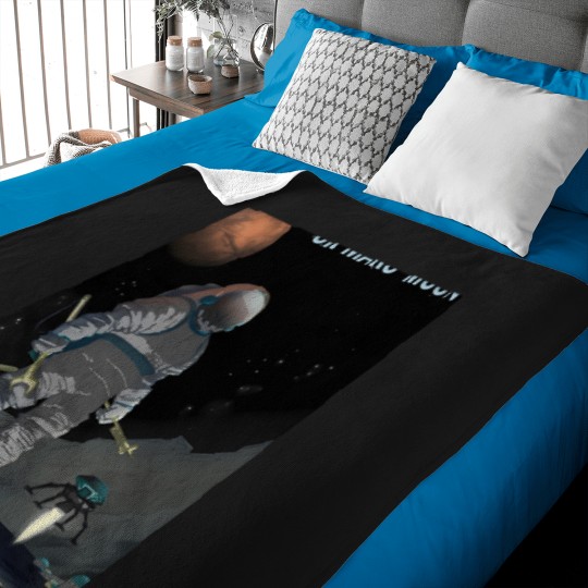 Discover Work The Night Shift On Martian Moon Phobos Graphic T-Shirt 205 Baby Blankets