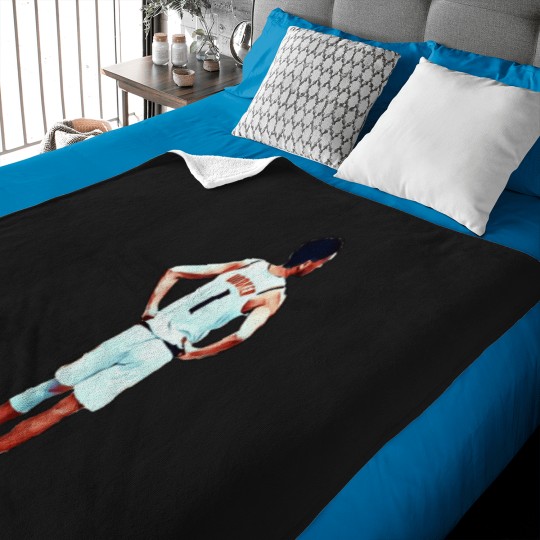 Discover Devin Booker - Dbook All Star  , Lamelo Ball Charlotte Hornets Vintage  , LaMelo Baskeball Player Vintage Bootleg 90s Baby Blankets