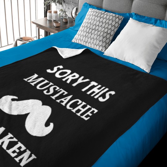 Discover Sorry This Mustache Is Taken 23 Baby Blankets